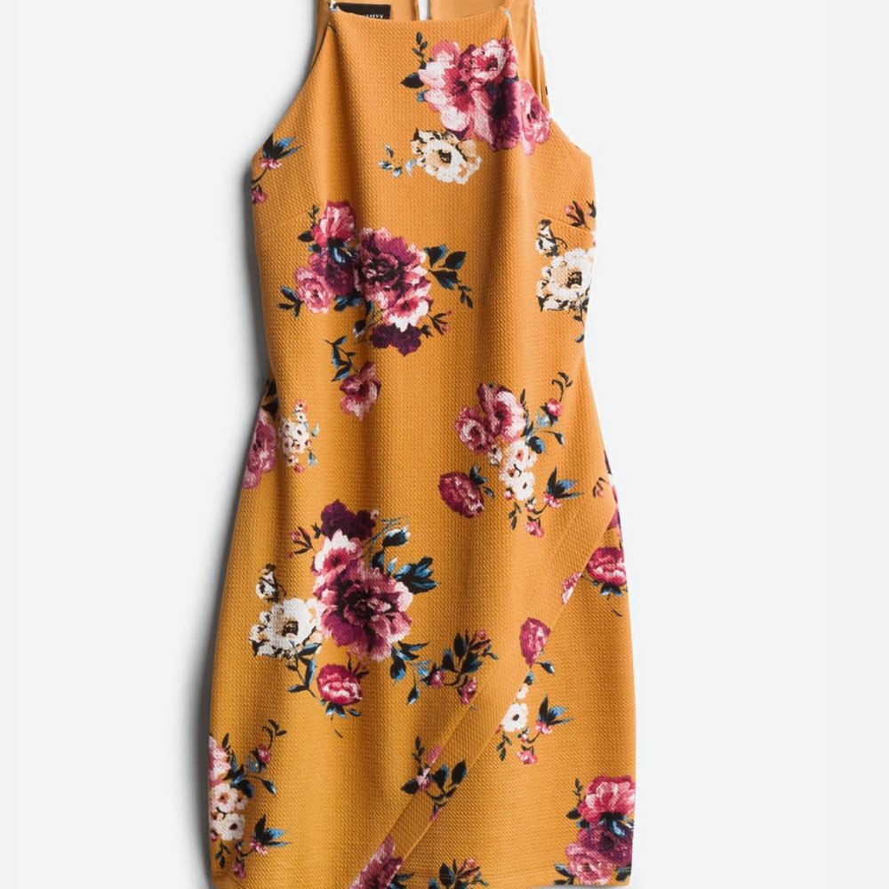 Summer Asymmetrical Textured Knit Dress